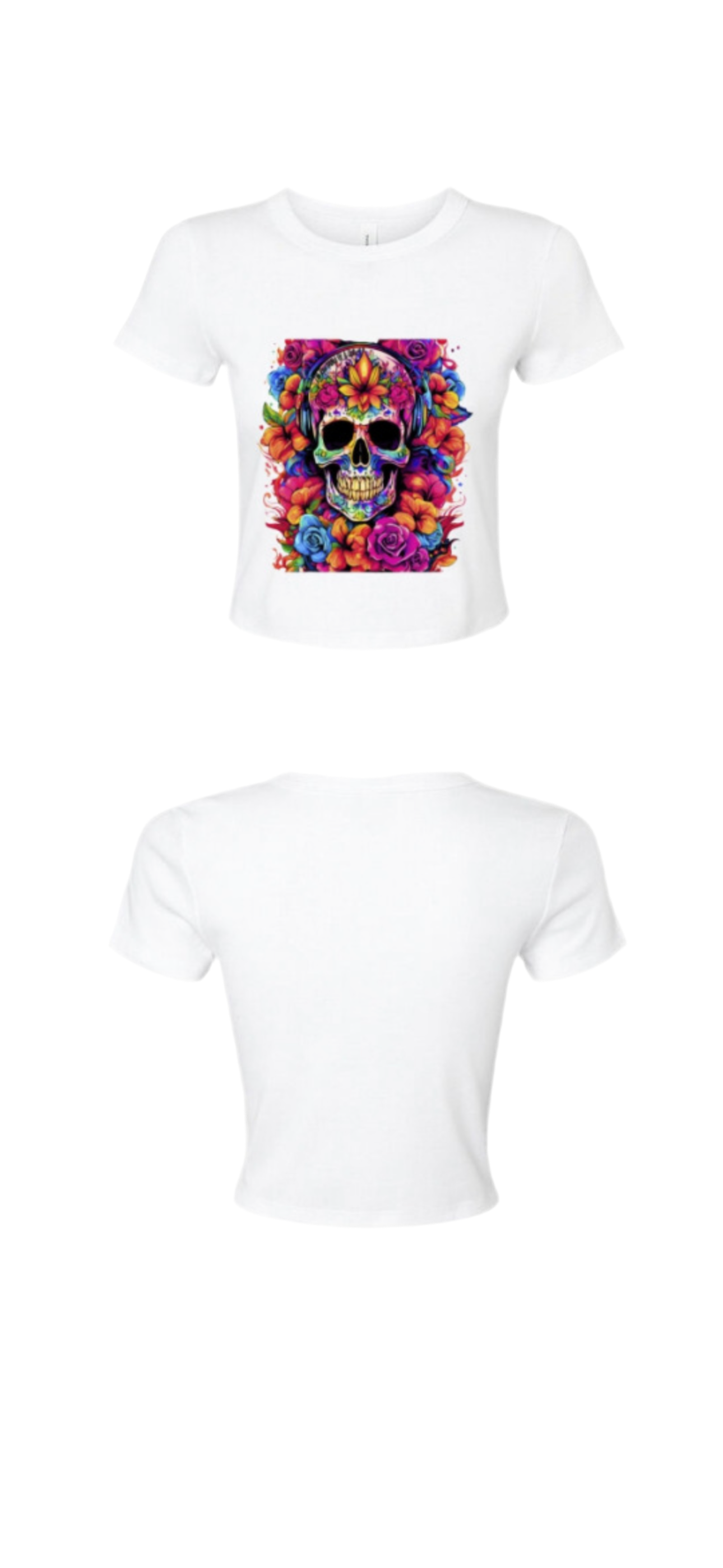 Ladies micro ribbed baby tee