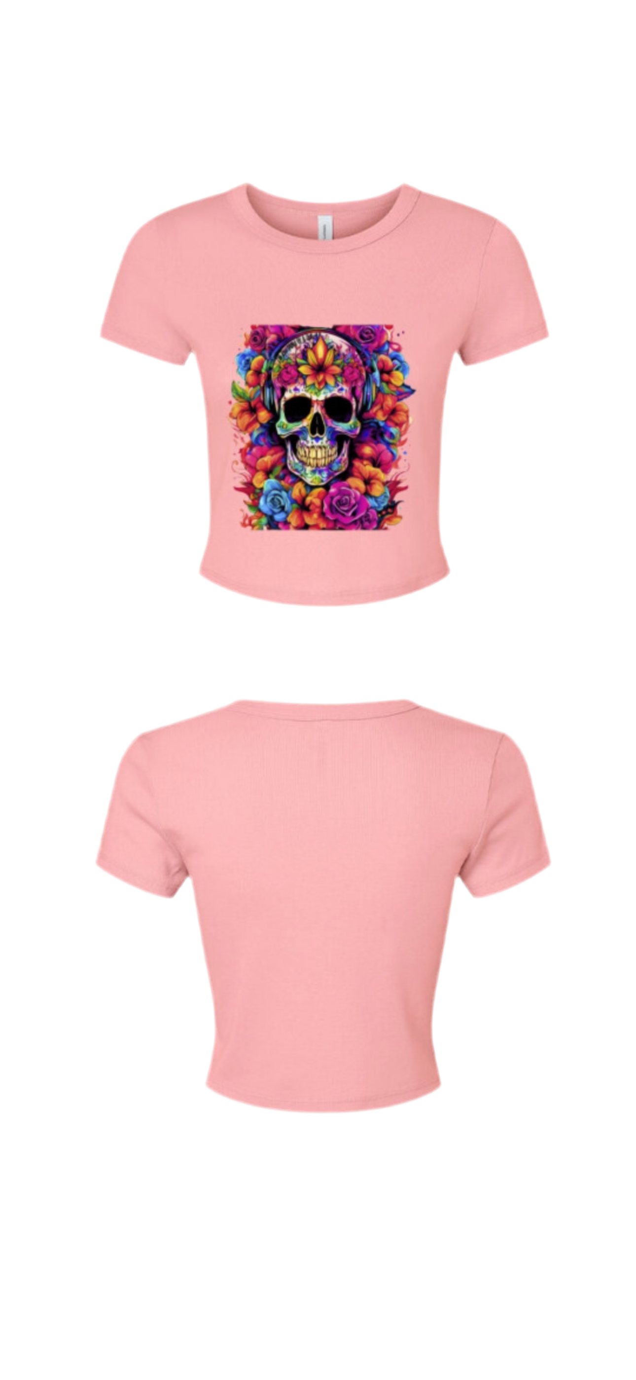 Ladies micro ribbed baby tee
