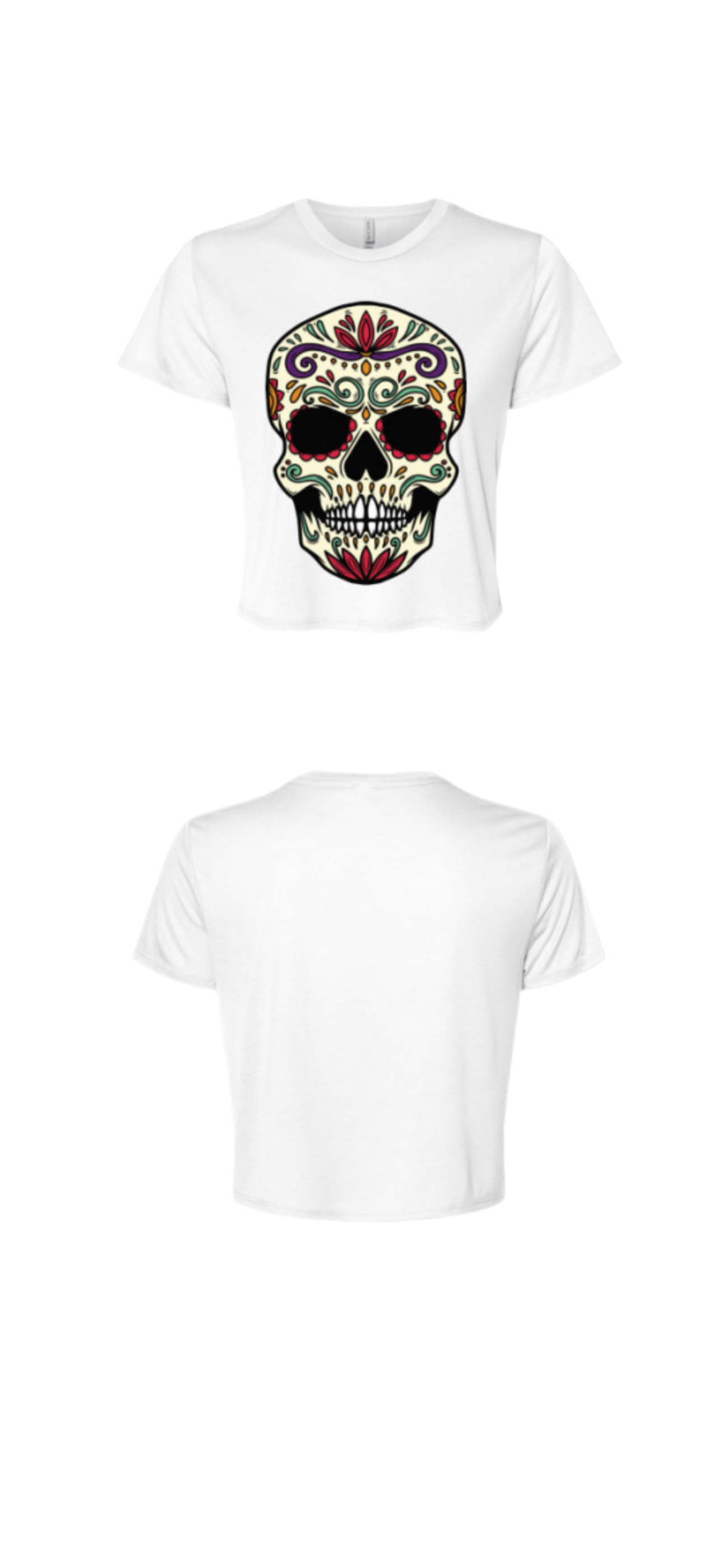 Ladies' Flowy Cropped T-Shirt