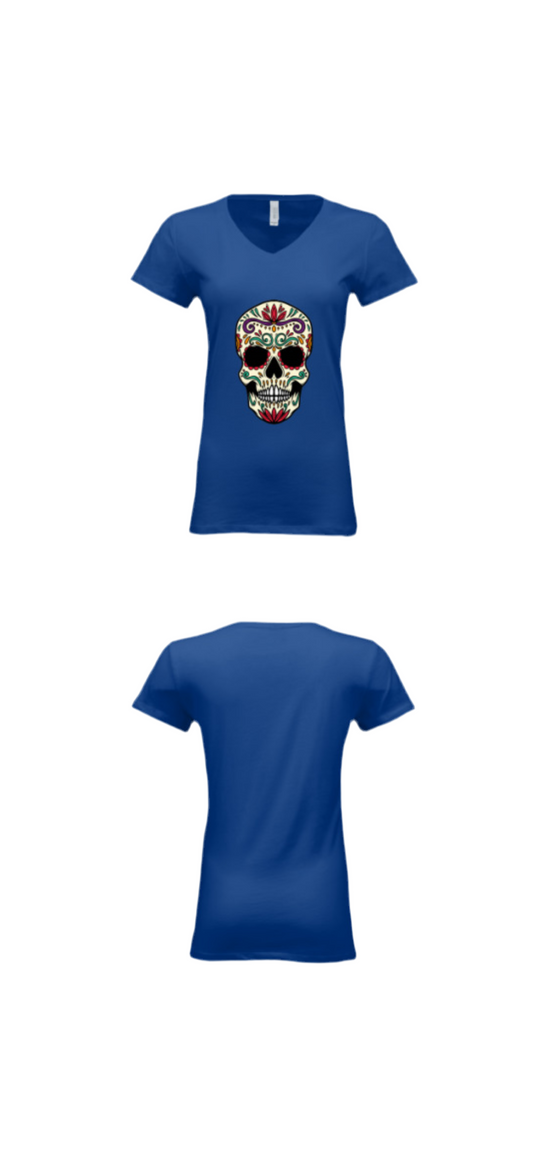 Women’s canvas V-neck
